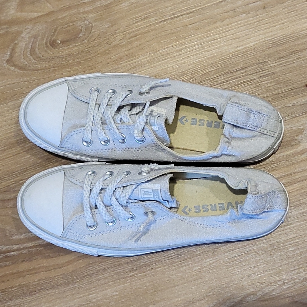 Converse cloth slip on shoes